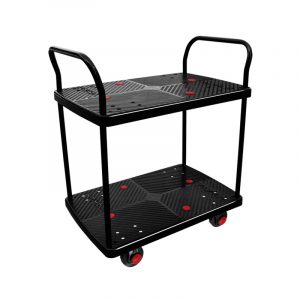 Plastic Trolley (300kg, Double tier)