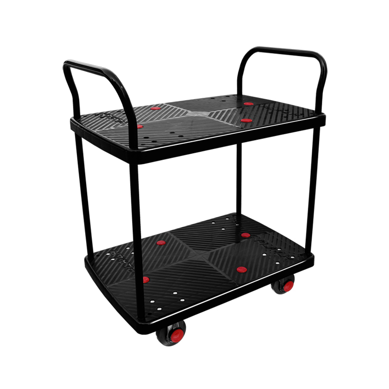Plastic Trolley (300kg, Double tier)