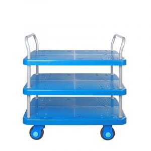 Plastic Trolley (300kg, Triple tier)