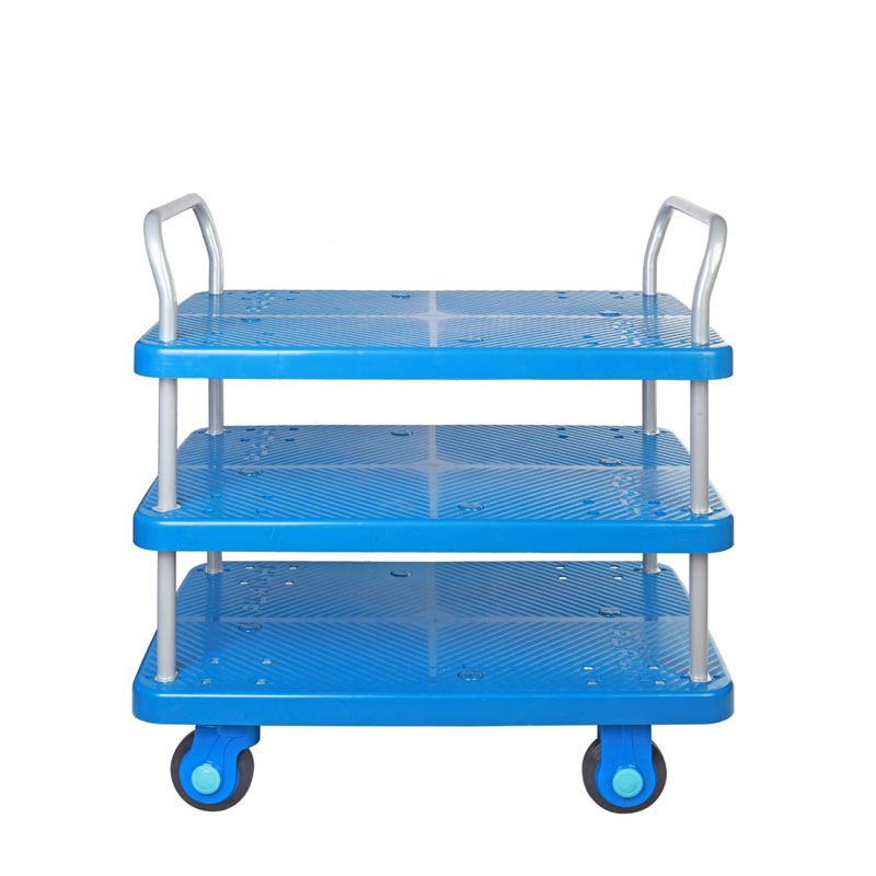 Plastic Trolley (300kg, Triple tier)
