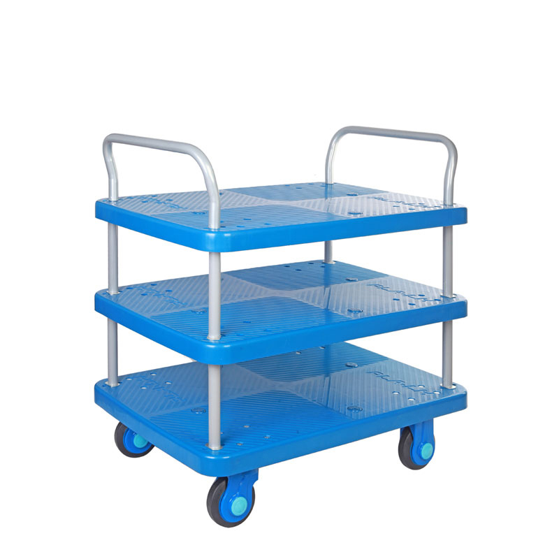 Plastic Trolley (300kg, Triple tier) - Image 2