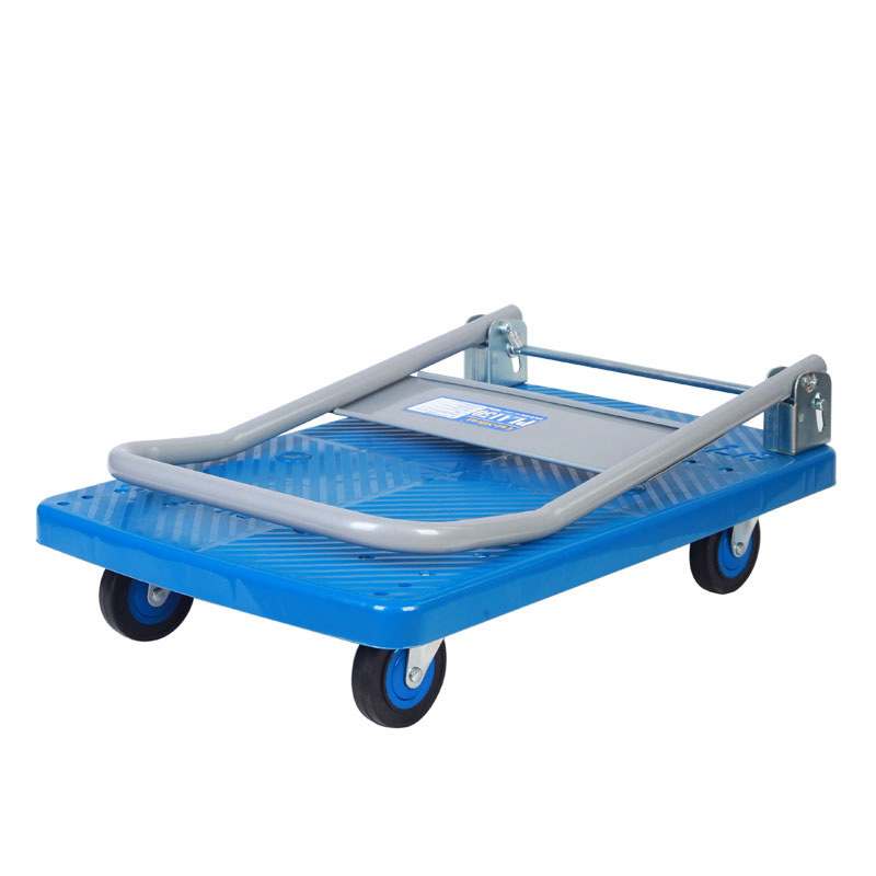 Plastic Trolley (150kg, Single tier) - Image 2