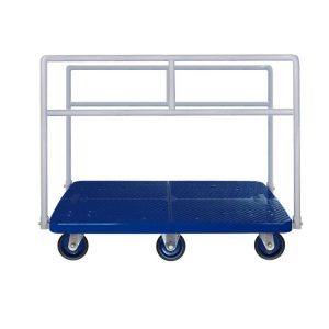 Plastic Trolley (600kg, Single tier, with Panel)