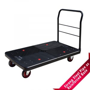 Plastic Trolley (600kg, Single tier)