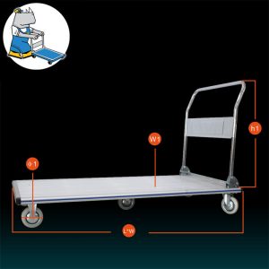 Aluminium Trolley 350Kg